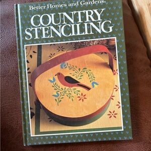 Better Homes And Gardens Country Stenciling - Olive Green Cover